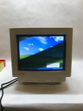 Infotel Inc SCR1407D Vintage 13" CRT Monitor Tested & Working! Please Read! - DW