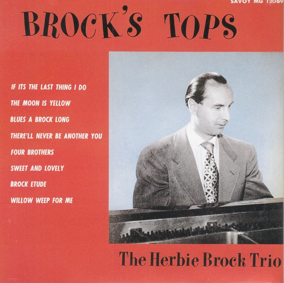 THE HERBIE BROCK TRIO Brock's Tops CD Album 1993 RAR & NEUWARE Jazz JAPAN Issue - Bild 3 von 4