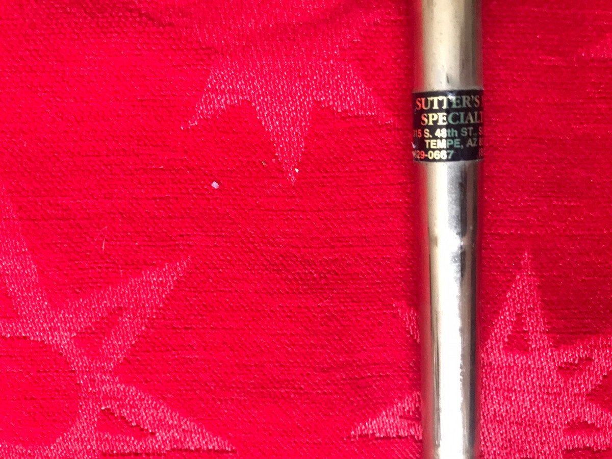 SUTTER'S MILL Specialty CUSTOM GOLD PLATED PUTTER Right Hand | eBay