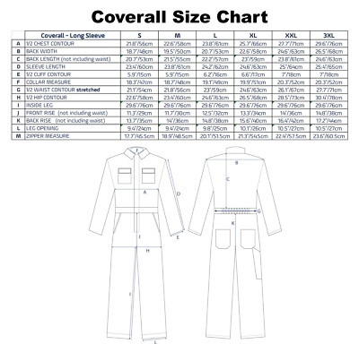 Men's Coverall Long Sleeve Jumpsuit Cotton Blend