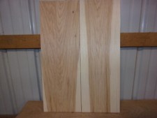 2 PC RUSTIC HICKORY LUMBER WOOD KILN DRIED BOARDS 26 1/2"X 9 1/4"X 1/2" LOT 890L
