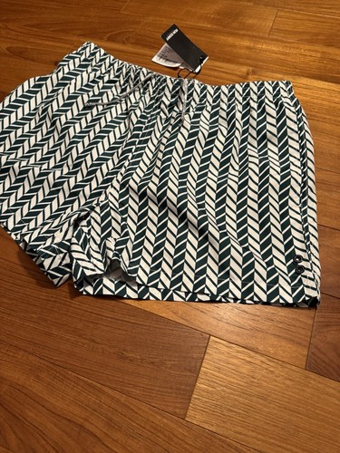 RON DORFF SWIM SHORTS W. NORDIC PATTERN PINE GREEN Size L - Picture 2 of 17