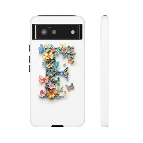 Floral Letter F Phone Case for iPhone, Samsung & Google Pixel - Picture 136 of 227