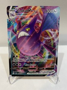 Pokemon Shining Fates Crobat VMAX Full Art Holo Rare 045/072 | eBay