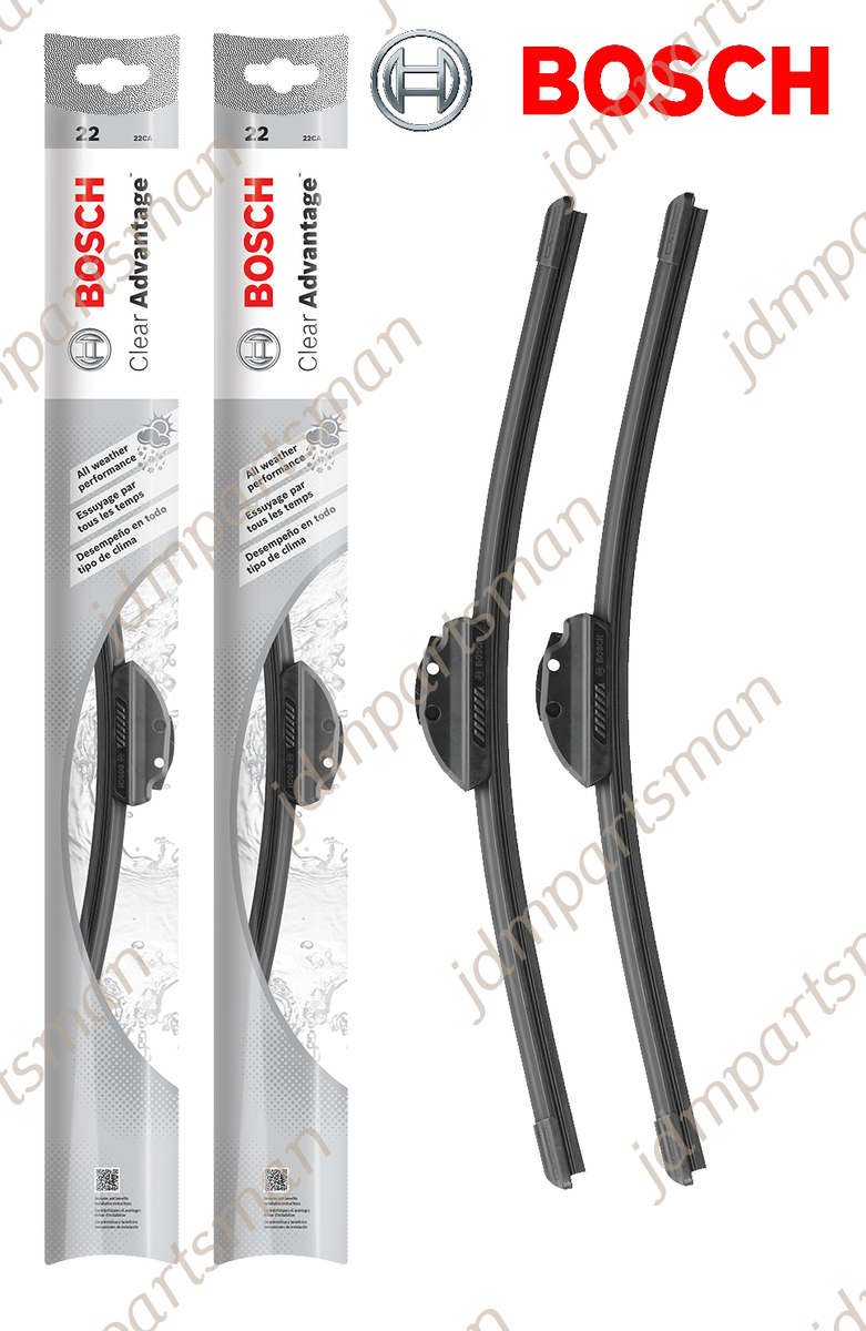Bosch Envision Wiper Blade Set - 24" & 19" Front Pair For Easy Installation Bosch Clear Advantage Wiper Blades - Foto 4
