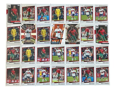 Lot 28 Base & Insert Cards PORTUGAL Different Sets, Bruno Fernandes, Silva