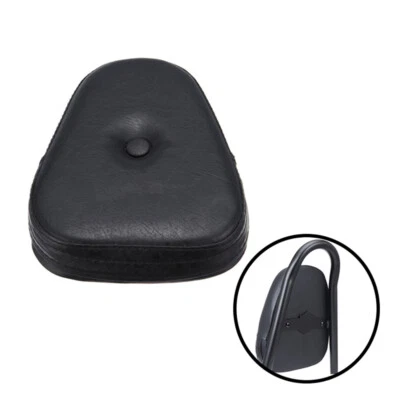 Sissybar Rückenlehne Polster Pad schwarz für Harley-Davidson Modelle Pointed Top - Bild 1 von 4