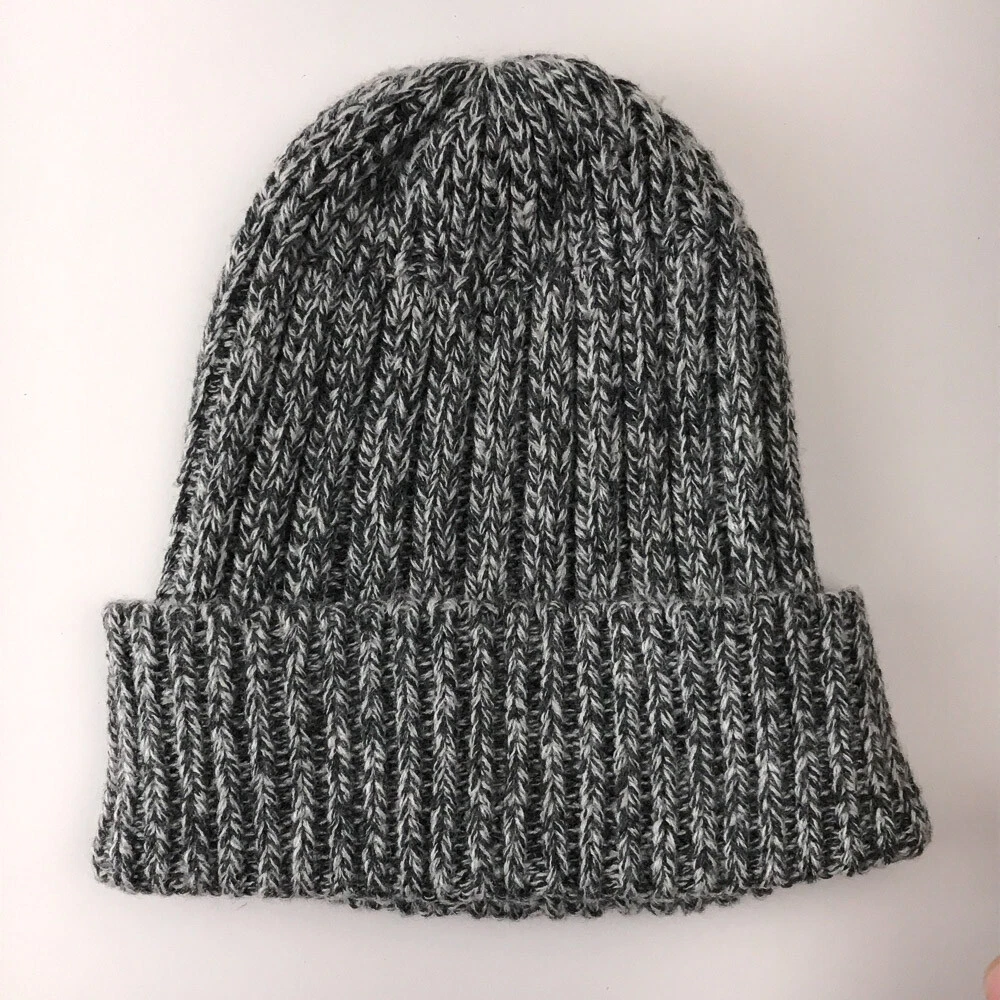 Gray Heather Acrylic Knit Winter Cuff Hat by Aeropostale