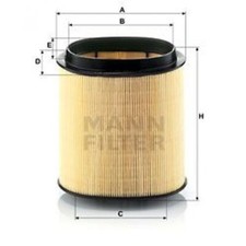 Luftfilter MANN-FILTER C1869 für Porsche 911 911 Cabriolet