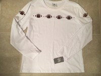 With Tag Trendz R Women White Long Sleeve Football Top Sixe Xl With Tag Trendz R Women White Long Sleeve Football Top Sixe Xl