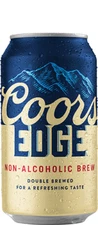 Coors Edge Non Alcoholic Beer (12 Pack of 12oz Cans) Double Brewed 12pk