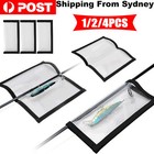 1/2/4X Clear PVC Fishing Lure Wraps Hook Protective Cover Fishing Storage Bag AU