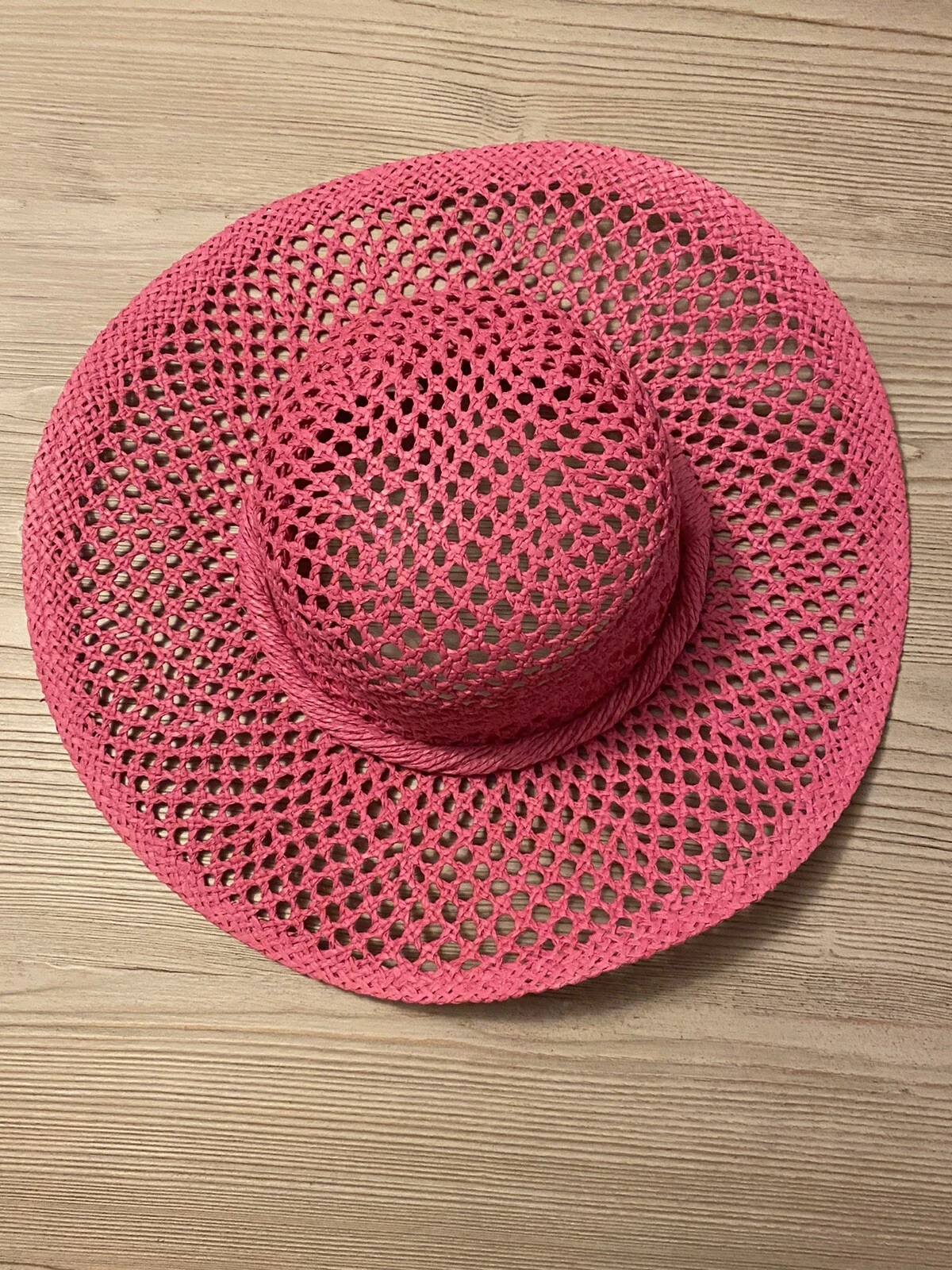 Free People Crochet Paper Sun Hat NWOT