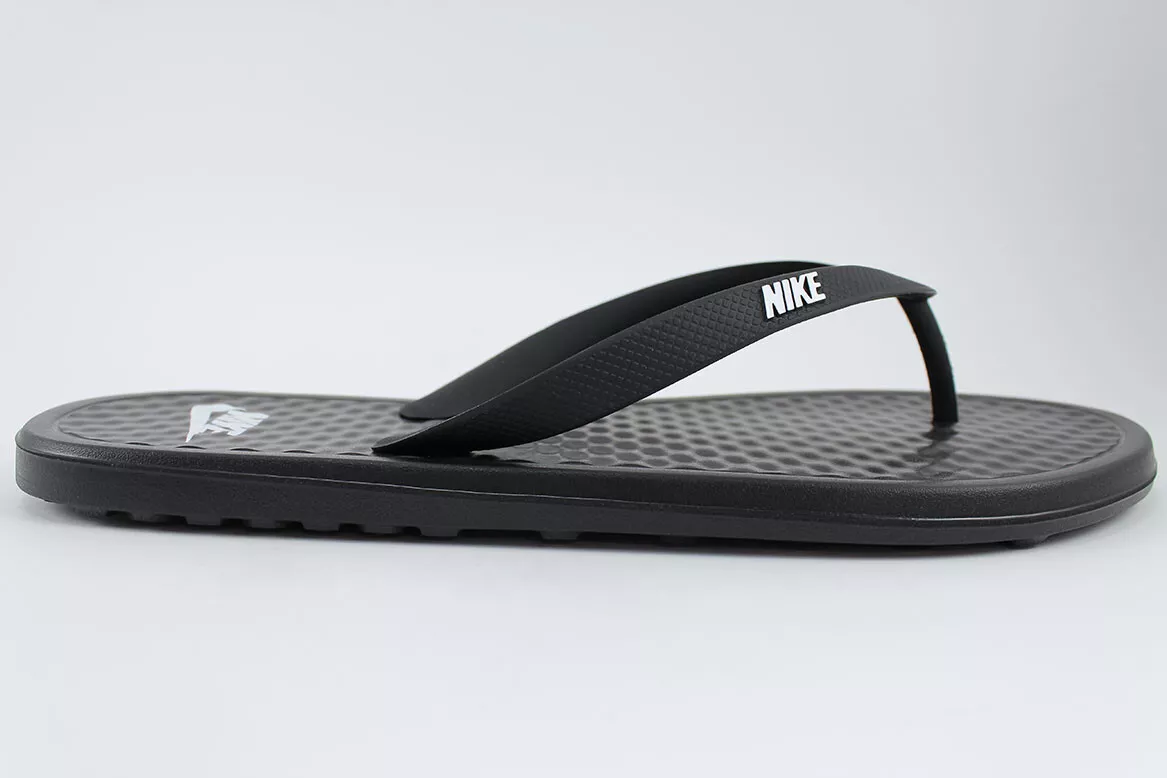 NIKE ON DECK BLACK/WHITE FLOPS THONG SANDALS SLIDES BEACH MENS SIZES | eBay