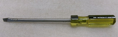 WRIGHT 9464 3/8 X 8  SLOTTED ROUND SHAFT SCREW DRIVER #248F
