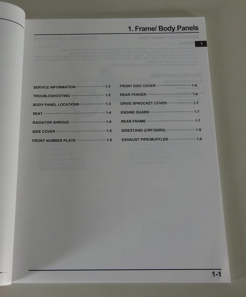 Manual de Servicio/Competencia Manual Honda Crf 250 R / Rx From 06/2021 - Imagen 3 de 4