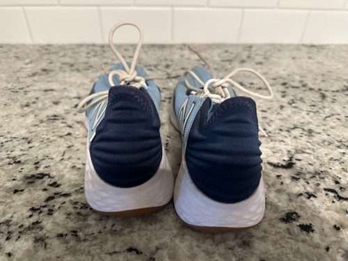 NWT/NIB New Balance Kids Boys Fresh Foam Roav Size 1 W Wide Carolina Blue - Picture 3 of 6