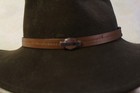 lite felt country gentleman hat Harley Davidson band, packable, water repellant — photo 3