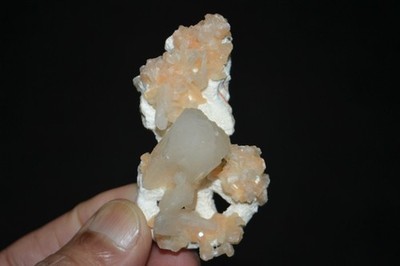 stilbite heulandite on mordenite stalactite  Mineral Specimen#1298