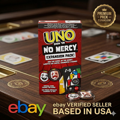  UNO Show 'Em No Mercy EXPANSION PACK ''Save Yourself or DOUBLE the PAIN! New