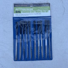 10pc Diamond Grit Needle File Set w/Pouch ~AB...