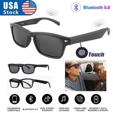 Bluetooth Sunglasses Mic Polarized Headphones With Stereo Speaker Smart Glasses