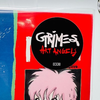 Grimes Art Angels Vinyl LP Record with Art Prints Inserts 4AD 2015