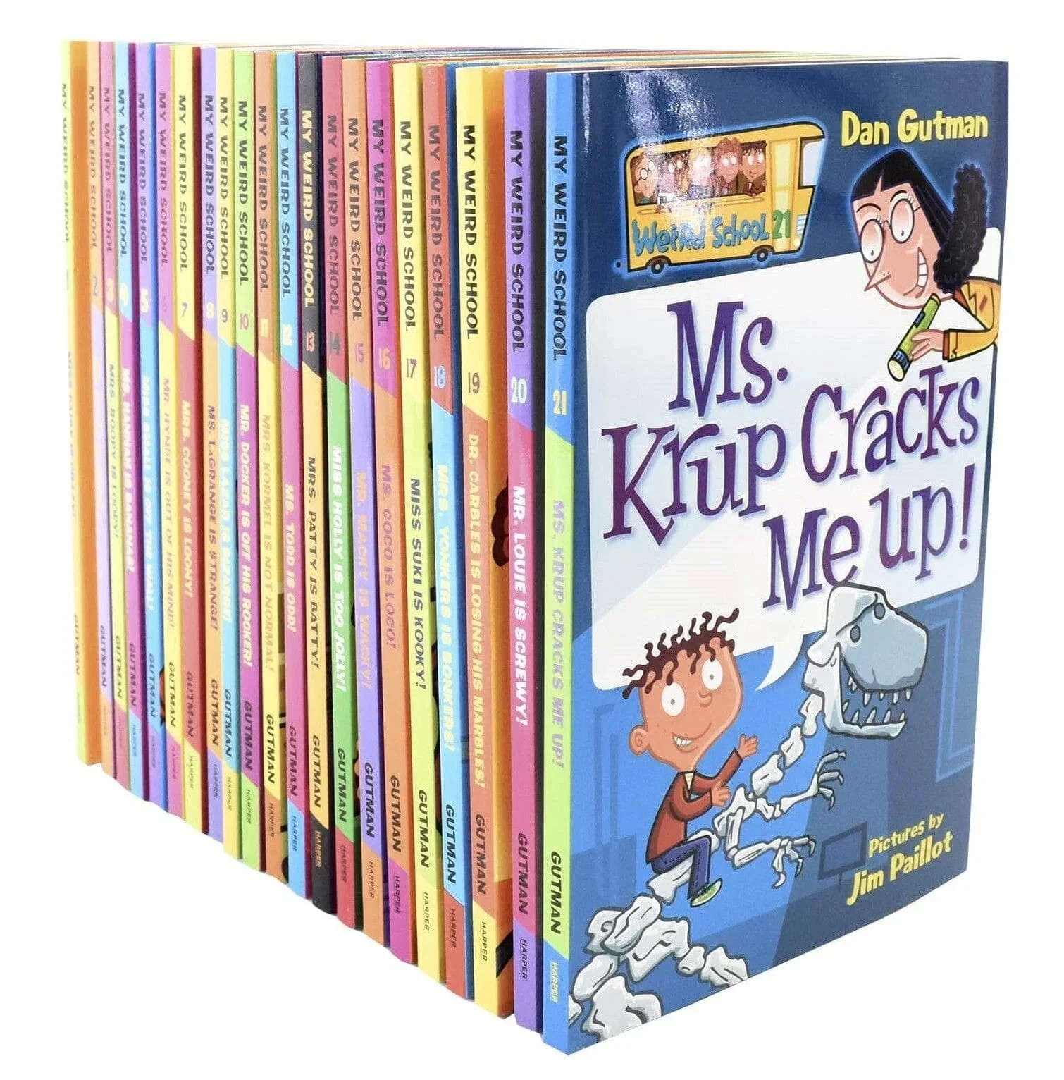My Weird School Collection 21 Books Set By Dan Gutman - Ages 6-10 - Paperback
