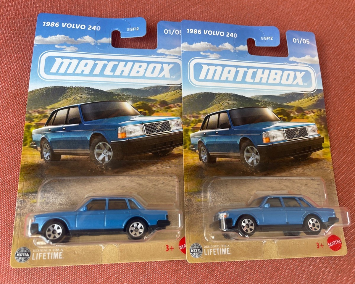 NEW 2025 Matchbox European Series 1986 Volvo 240 Blue Lot Of 2 | eBay