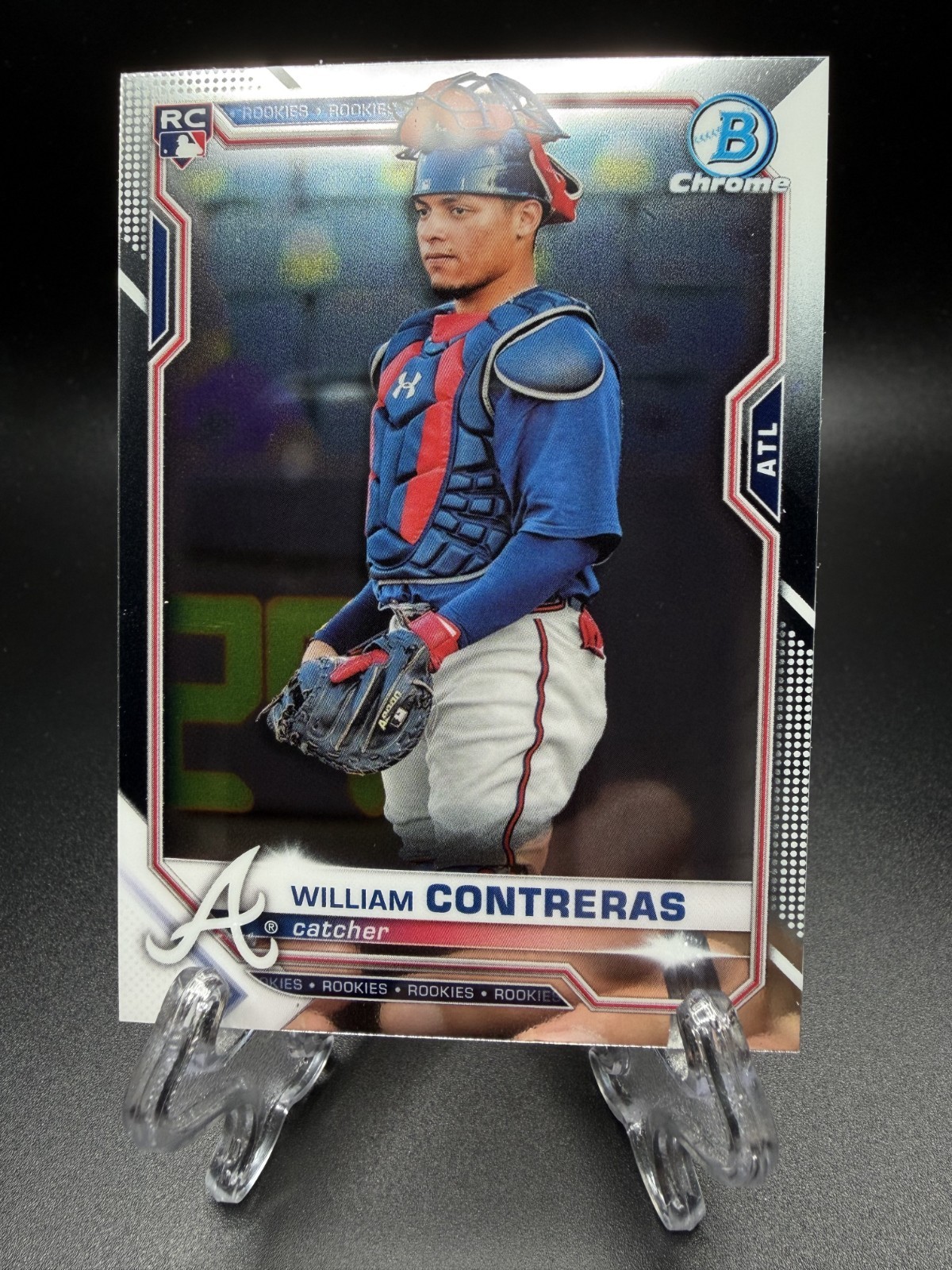 2021 Bowman Chrome #38 William Contreras (RC)