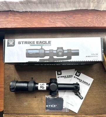 #ad Vortex Strike Eagle 1 6X24 mm AR BDC3 MOA Reticle SE 1624 2 $179.99