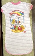 VTG 80s Rainbow Brite DREAMIN' OF RAINBOWS Night Gown SEE MEASUREMENT PHOTOS 10 