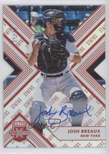 2018 Panini Elite Extra Edition Status Red Die-Cut /75 Josh Breaux #60 Auto 09k3