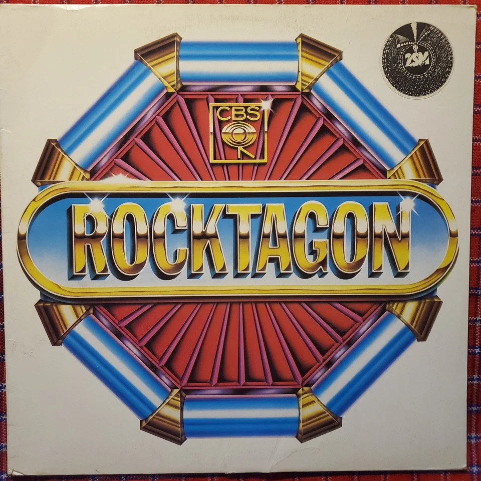 1980 Rocktagon CBS Sampler - RARE Octogon LP - EX/VG+ - Image 2 of 4