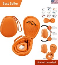 Luxury Hard Case for SHOKZ OpenRun Pro 2, Mini, and Swim Headphones - Orange