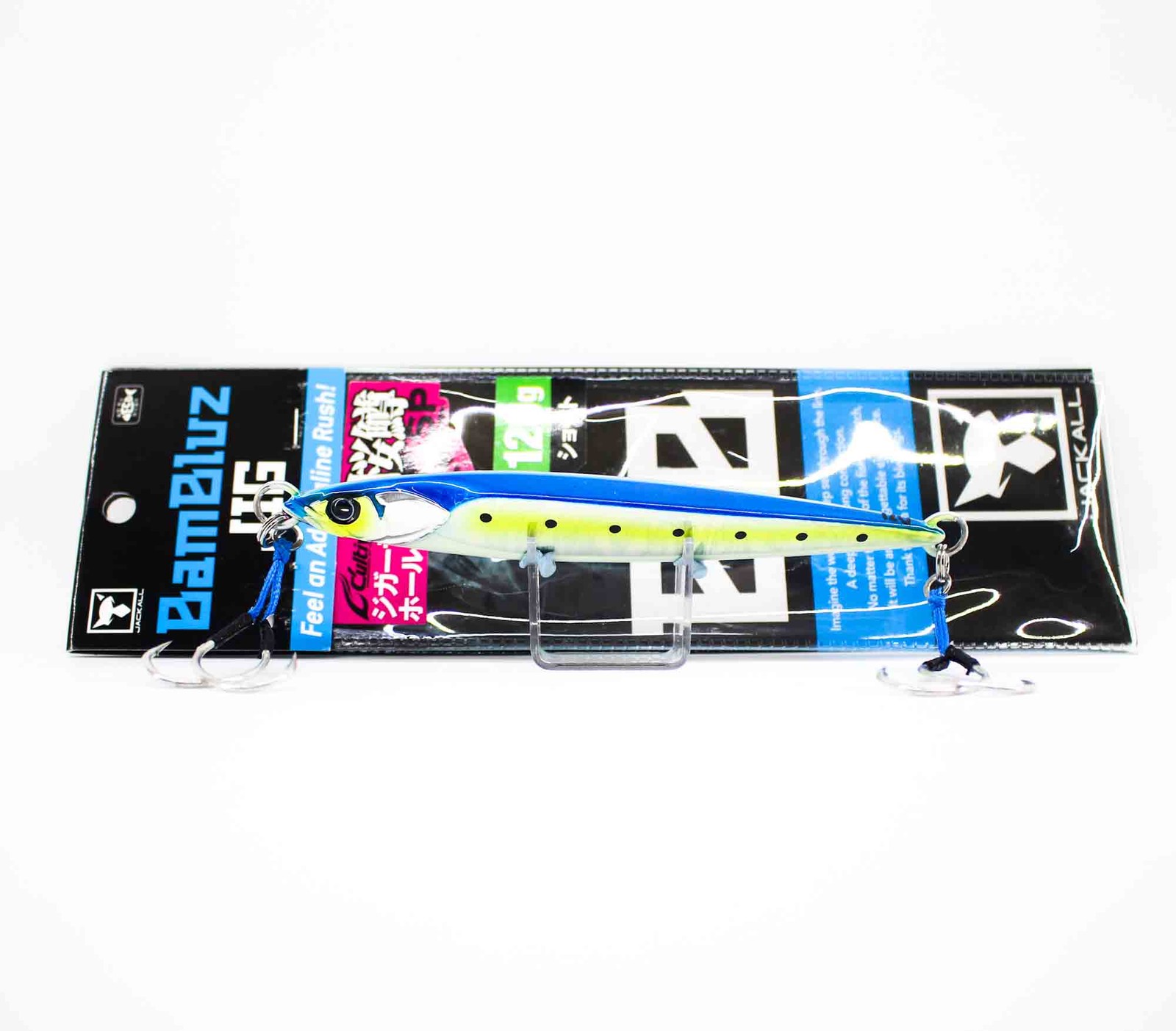 Jackall Metal Jig Bambluz Short Sakuramasu 120 grams Iwashi Glow (3651)