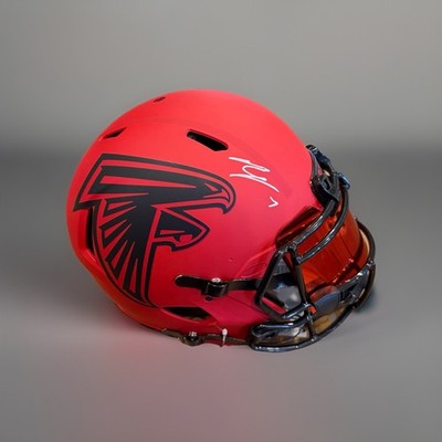 Bijan Robinson Atlanta Falcons Full Size Authentic Rave Helmet w/ Visor ...