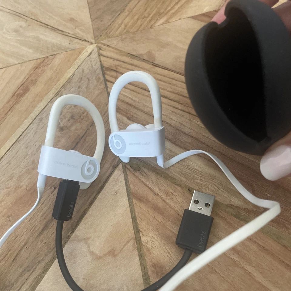 Fones de ouvido intra-auriculares Beats By Dr Dre Powerbeats3 sem fio fones de ouvido com estojo academia esportiva - Imagem 4 de 4