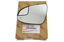 Fits 13-15 Venza Left Driver Mirror Glass as Pictured OE Heated w/Holder