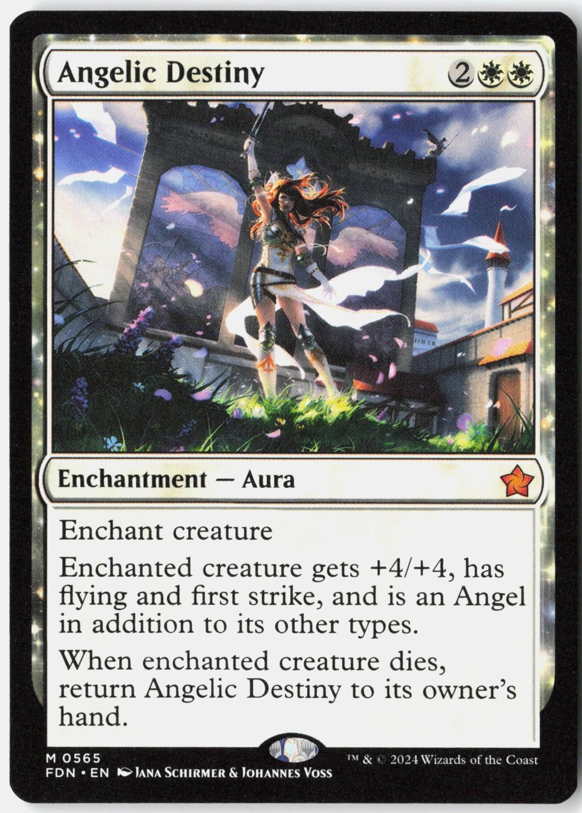 ANGELIC DESTINY 565 MYTHIC FOUNDATIONS MAGIC: THE GATHERING NM