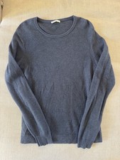 Marine Layer Soft Cotton Wool Blend Light Navy Sweater Size M