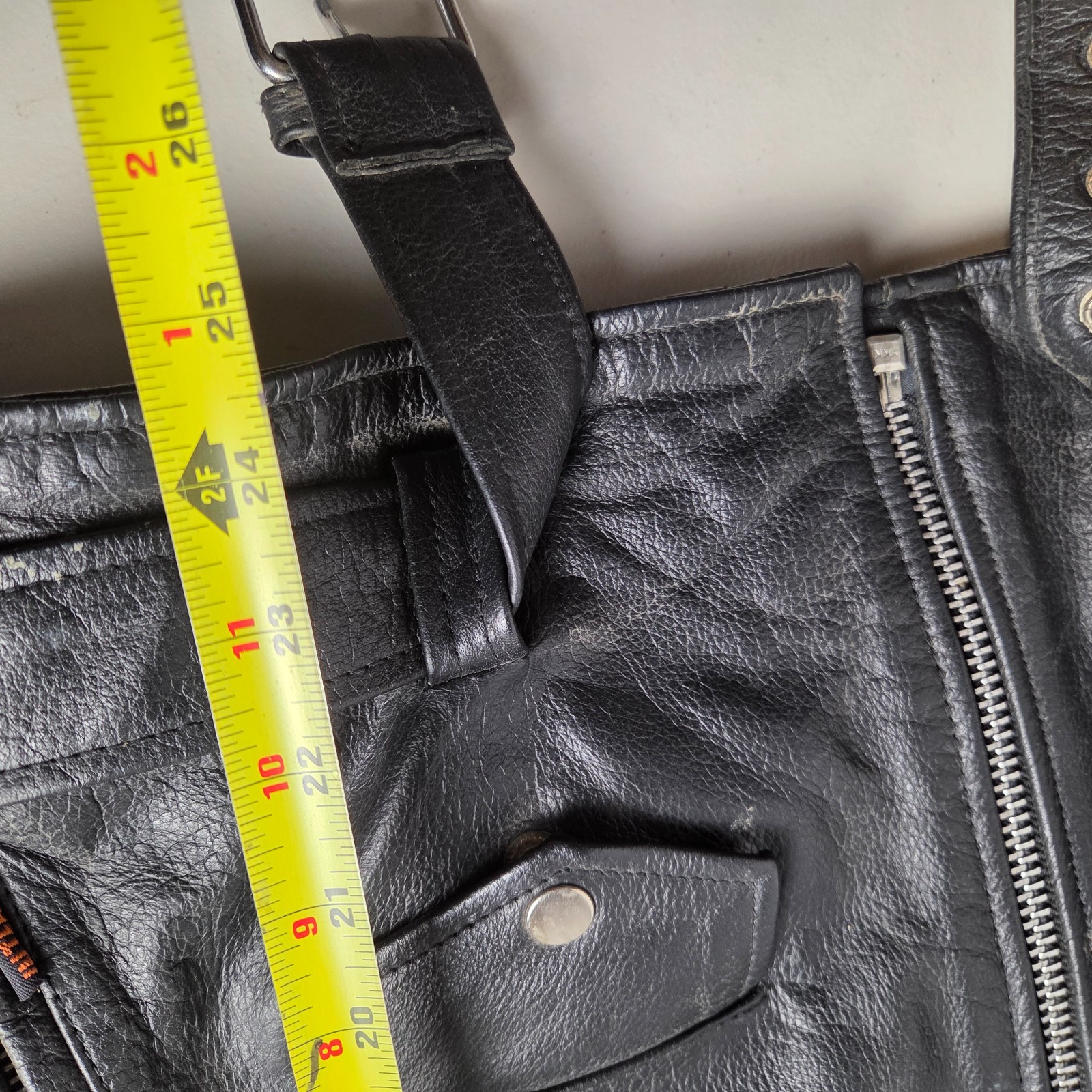 Interstate Leather Jacket 46 Black Polyester Full… - image 16