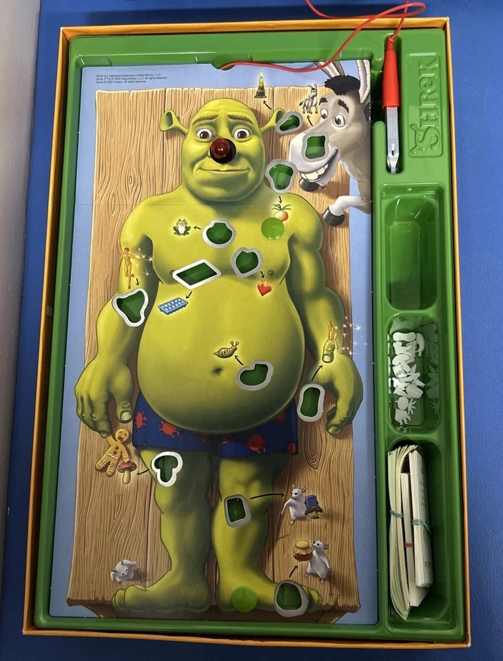 MB Games Operation Shrek Edition Board Game - 2004 Rare - 100% Complete - Image 2 of 4
