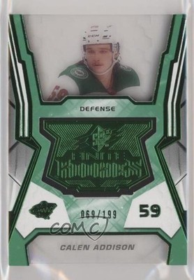 2021-22 SPx Finite Rookies Green 69/199 Calen Addison #F-7 RC 0il7