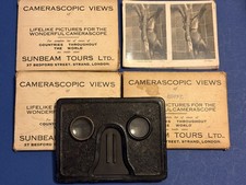 Vintage Camerascope Stereoscope + Egypt, Upper Egypt, London & Animals Views (2)