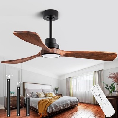 52'' dearnow Ceiling Fan w/ Remote & Lights - Indoor/Outdoor FOR PARTS