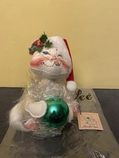 Annalee Dolls Christmas Cat with Ornament Doll w/ Tag  #742793 - Holiday Figure