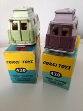 CORGI 420 FORD THAMES AIRBORNE CARAVAN x2  BOXED