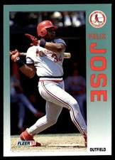1992 Fleer Felix Jose St. Louis Cardinals #582