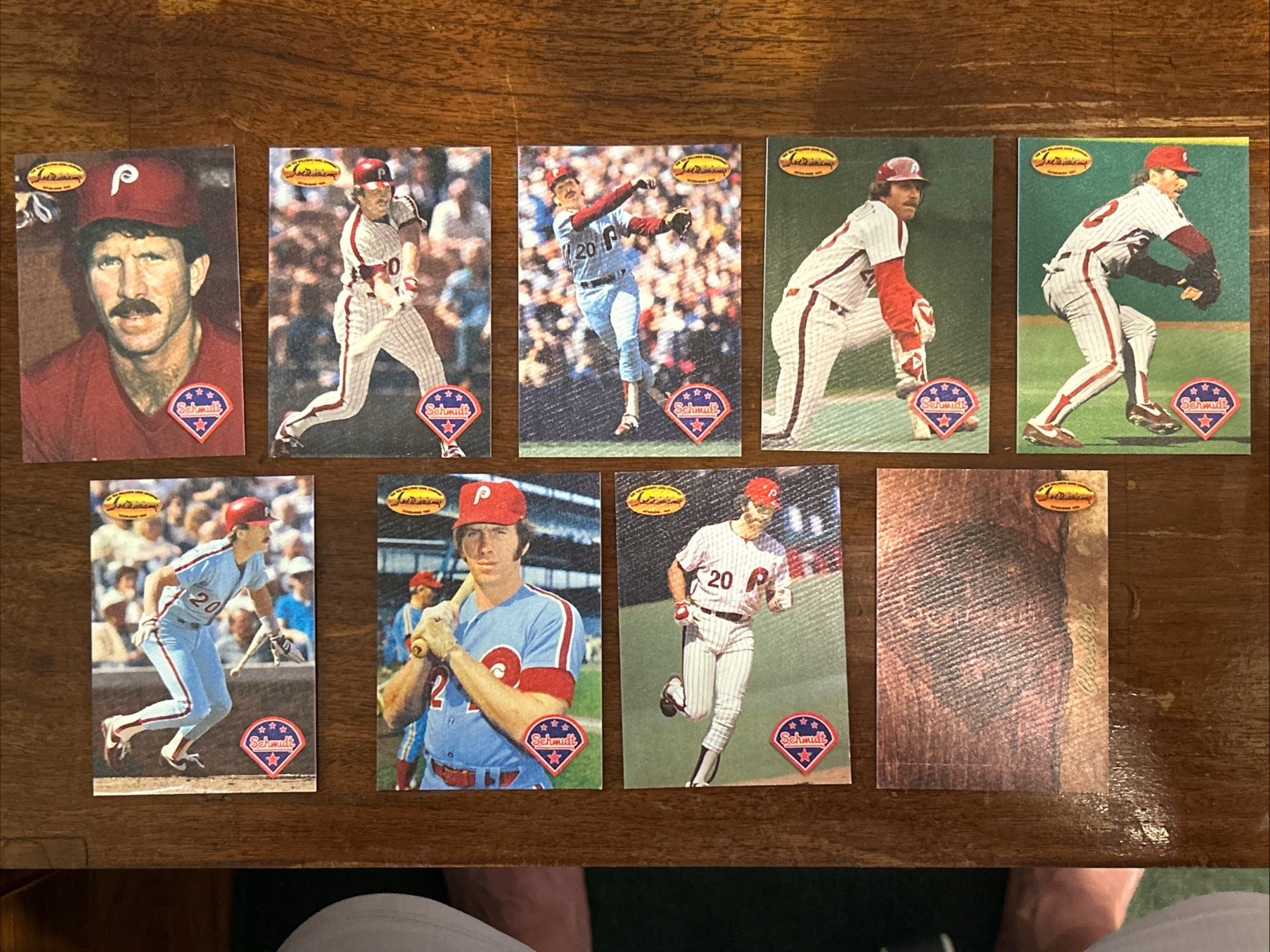 1994 Ted Williams Card Co.  Mike Schmidt 9 Card Insert Set #MS1 ~ MS9 - Phillies